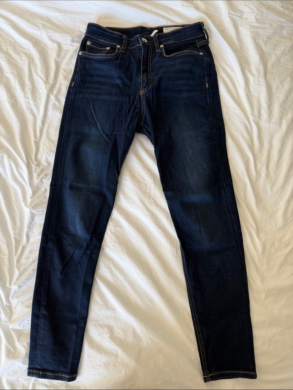 rag & bone Women's Skinny Jeans in Dark Indigo